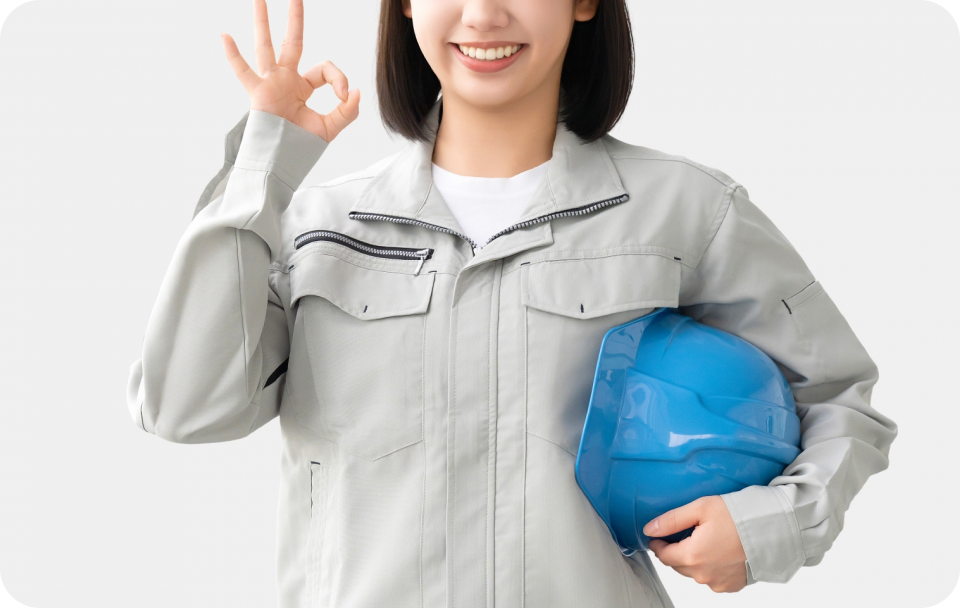 大和建装社員として安定したお仕事