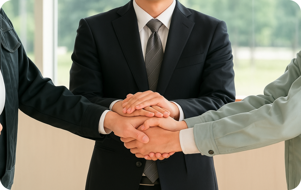 大和建装が責任持って企業と転職希望者を橋渡しします